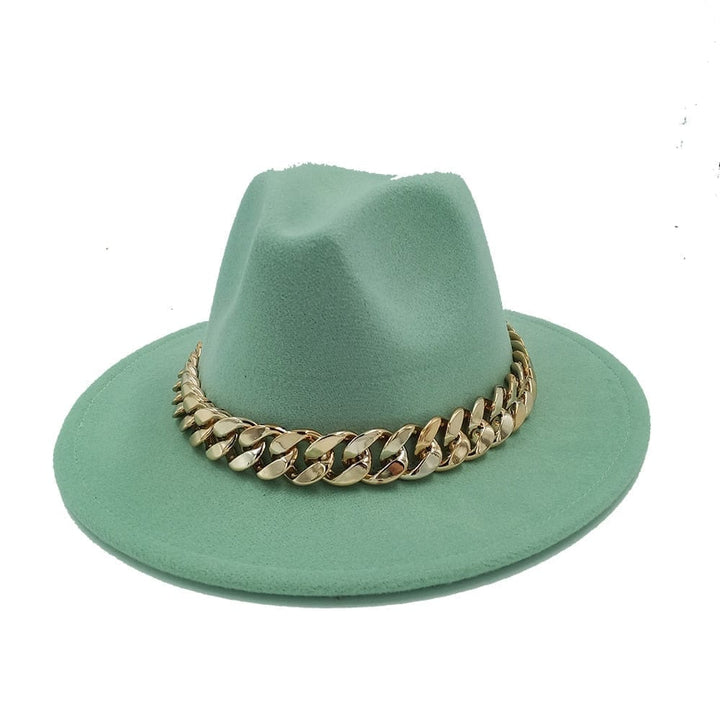 Unisex Solid Color  British Retro Panama Hat BENNYS 