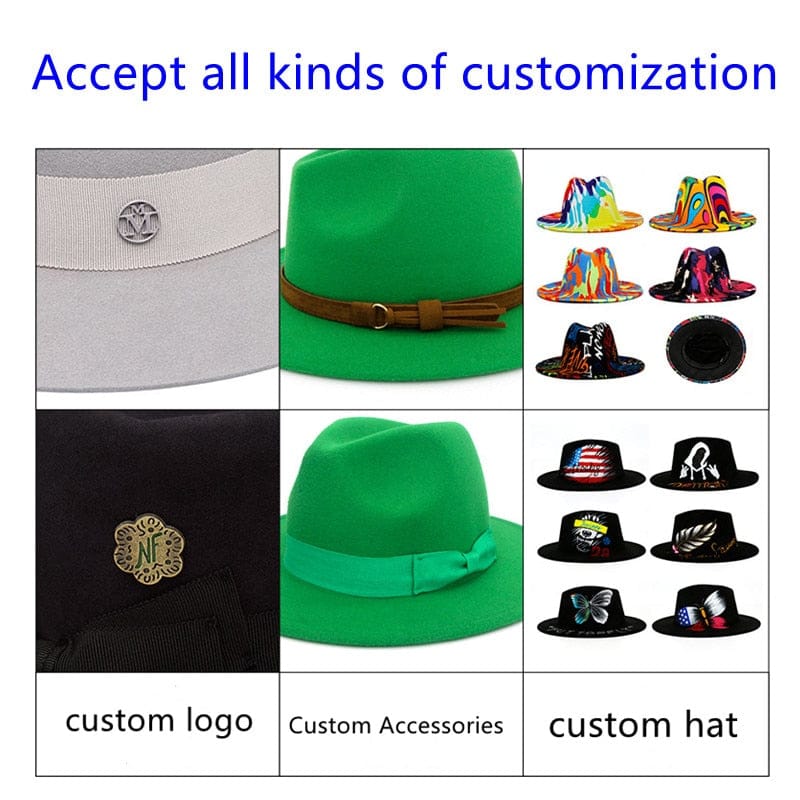 Unisex Solid Color  British Retro Panama Hat BENNYS 