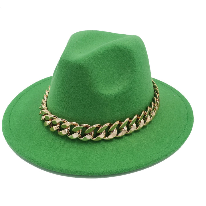 Unisex Solid Color  British Retro Panama Hat BENNYS 
