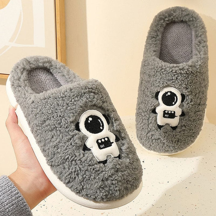 Unisex Winter Fuzzy Slippers Cozy Nonslip Furry House Shoes BENNYS 