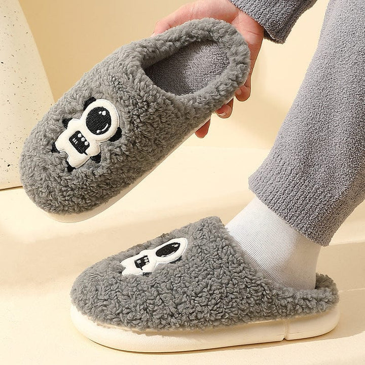 Unisex Winter Fuzzy Slippers Cozy Nonslip Furry House Shoes BENNYS 