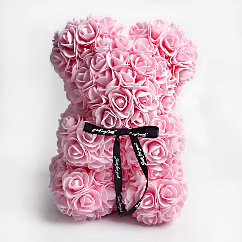 Valentine's Day Gift Rose Bear Eternal Flower Rose Teddy Bear PE Foam Bear 25cm Valentines Day BENNYS 