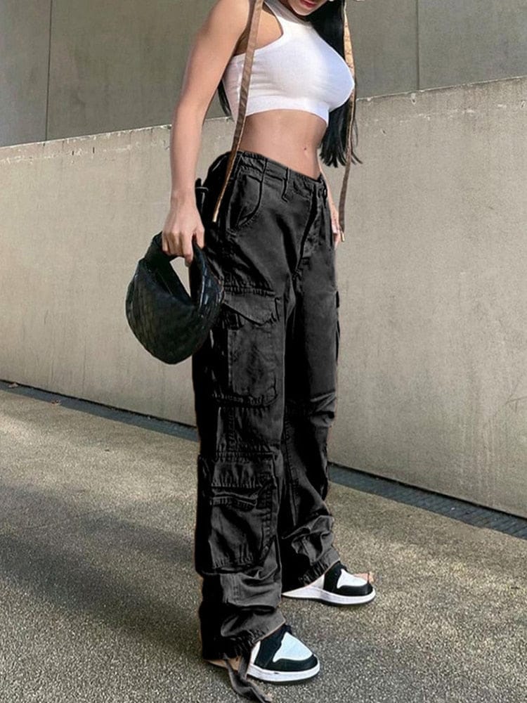 Vintage Cargo Pants Baggy Jeans For Women – Bennys Beauty World