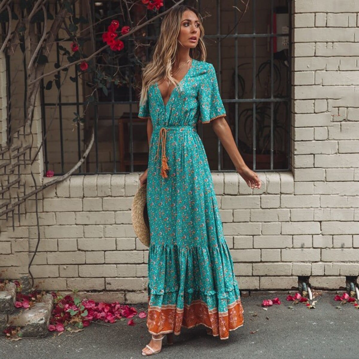 Maxi vintage hot sale dresses