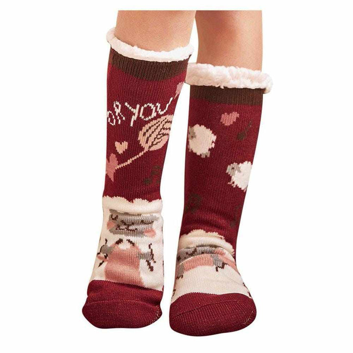 Warm And Thick Non Slip Winter Cute Bed Socks For Women/Girls BENNYS 