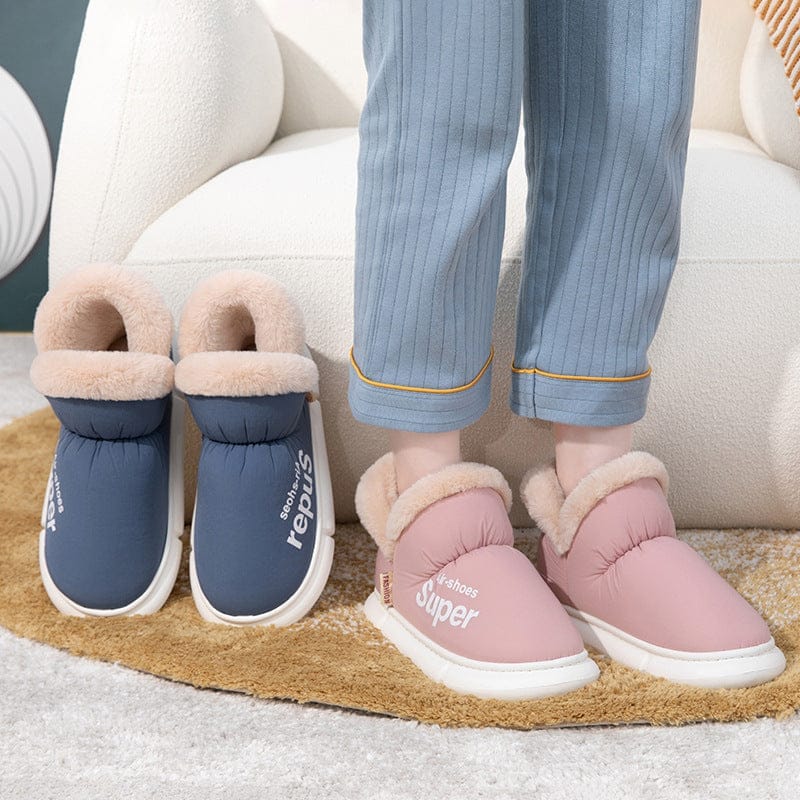 Warm House Shoes Plush Fleece Winter Warm Couple Shoes BENNYS 