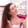 Water Ionic Hair Dryer, 1800W Blow Dryer Powerful Low Noise Fast Drying BENNYS 
