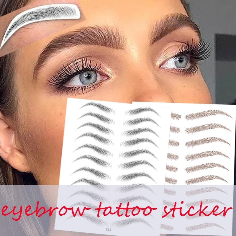 Water-based Hair-liked Authentic Eyebrow Tattoo Sticker BENNYS 