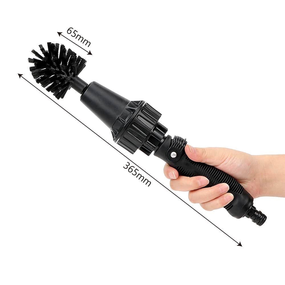 Water-driven Rotary Cleaning Brush Wash Hand-held Water Spray Brush BENNYS 