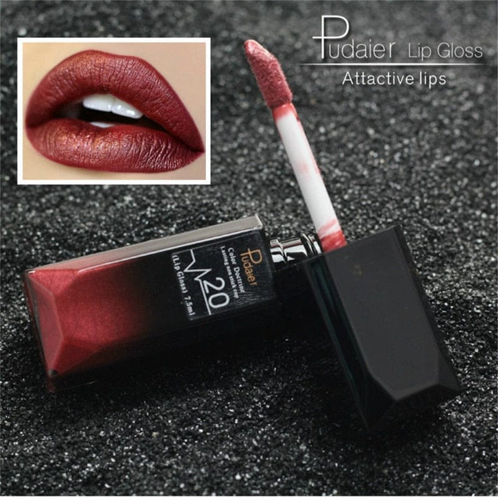 Waterproof Nude Matte Velvet Glossy Lip Gloss Lipstick Lip Balm BENNYS 