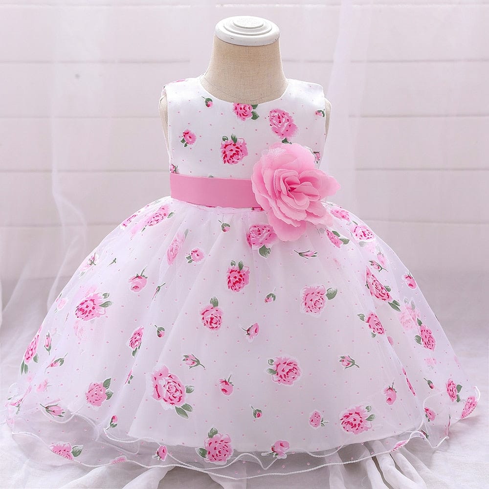 White Summer Baby Dress For Girls Party Wedding Birthday Dresses BENNYS 