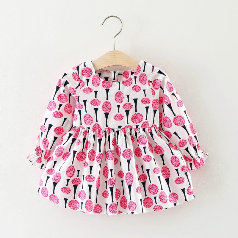 Wholesale girls dress, long sleeved princess skirt, autumn baby clothing for children BENNYS 