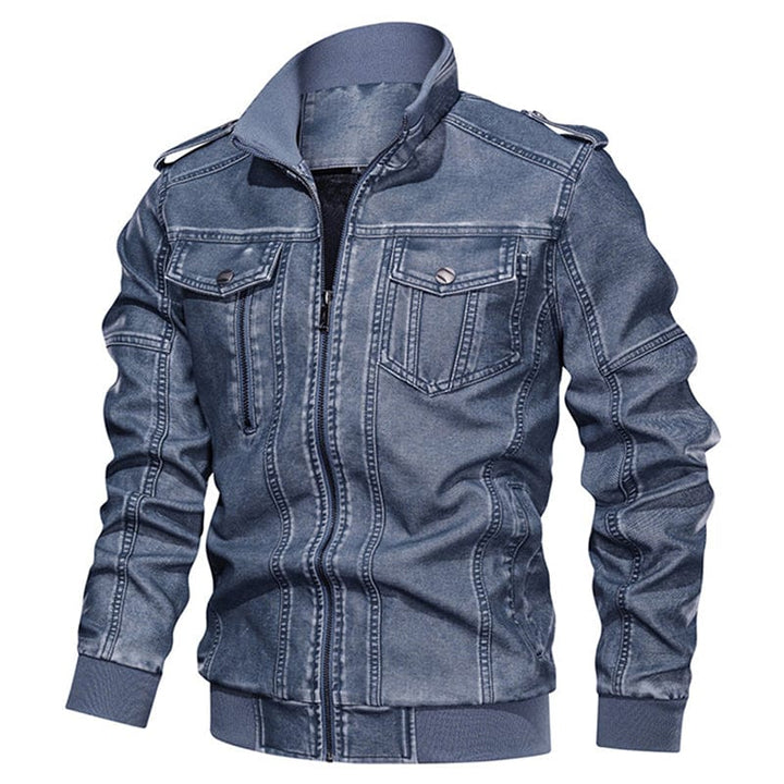 Winter And Autumn Men Leather Jacket Men Motorcycle Jackets BENNYS 