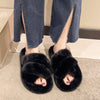 Winter Fuzzy Slippers Women Warm Soft Plush Shoes BENNYS 