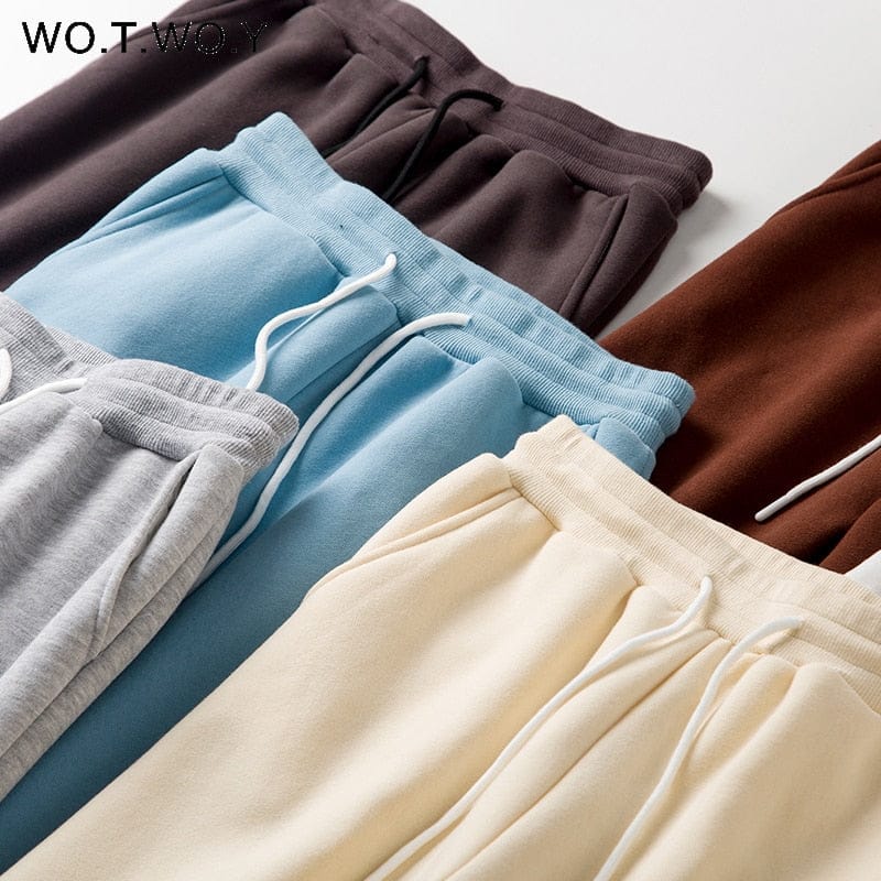 Winter High Waist Fleece Sweatpants For Women – Bennys Beauty World