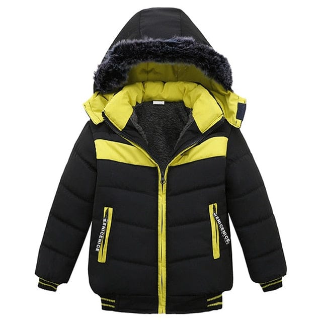 Winter Jacket For Kids Hooded Warm Outerwear Coat BENNYS 