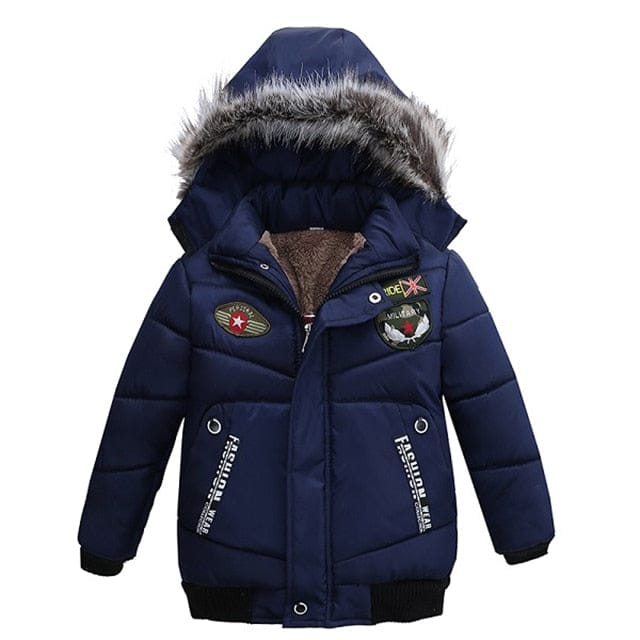 Winter Jacket For Kids Hooded Warm Outerwear Coat BENNYS 