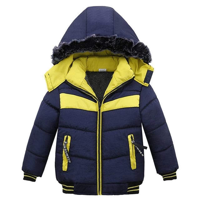 Winter Jacket For Kids Hooded Warm Outerwear Coat BENNYS 