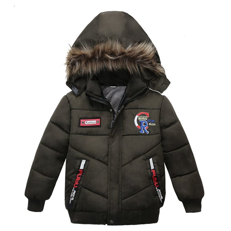 Winter Jacket For Kids Hooded Warm Outerwear Coat BENNYS 