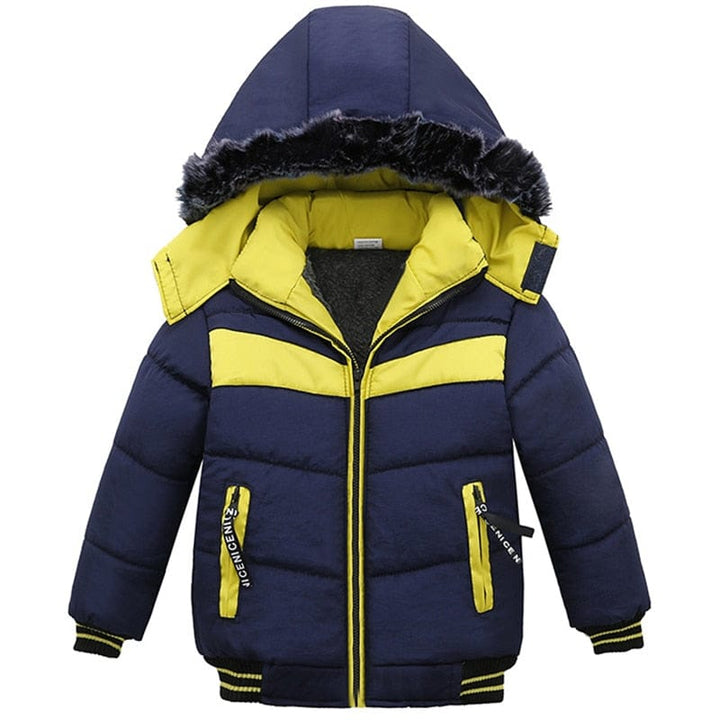 Winter Jacket For Kids Hooded Warm Outerwear Coat BENNYS 