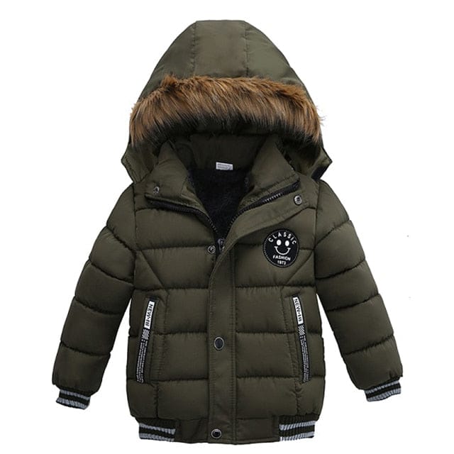 Winter Jacket For Kids Hooded Warm Outerwear Coat BENNYS 