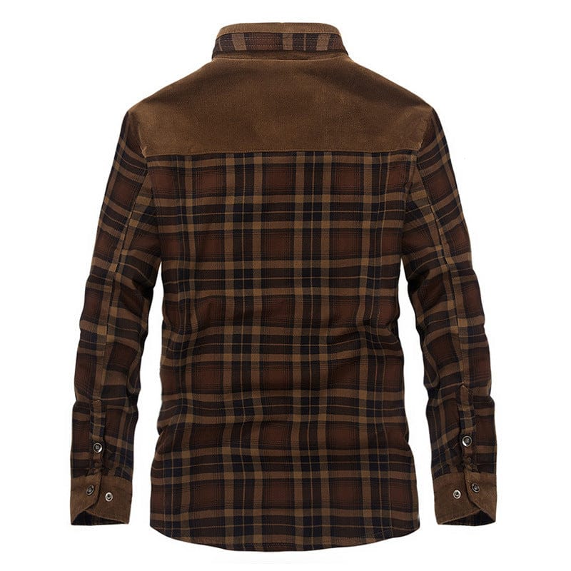 Plaid winter jacket on sale mens