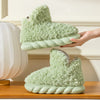 Winter Package Heeled Waterproof Home Indoor And Outdoor Wear Cute High Helper Cotton Slippers BENNYS 