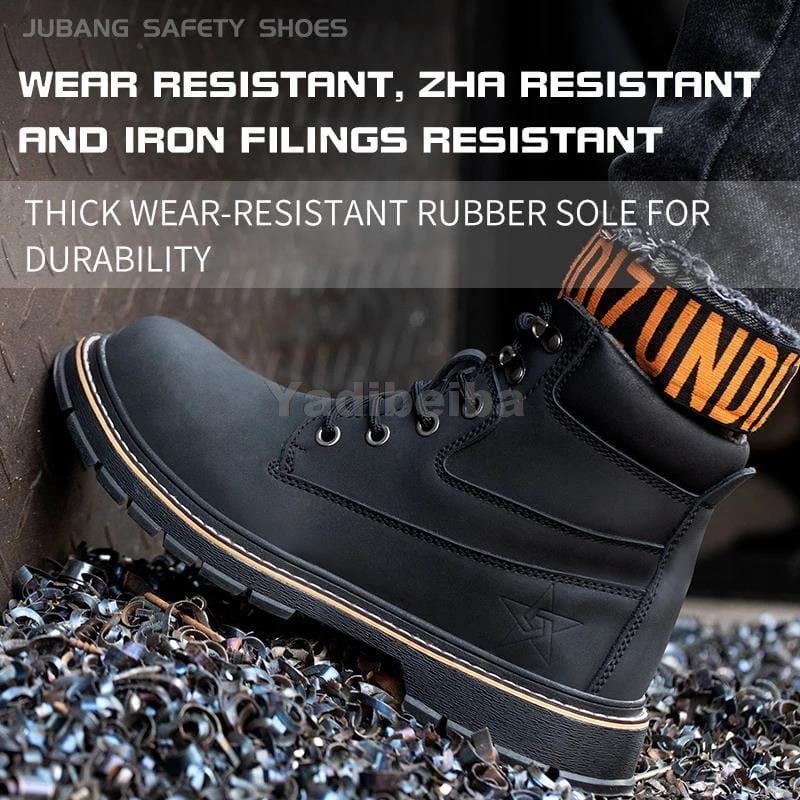 Winter Safety Shoes for Men Anti-piercing Safety Boots BENNYS 