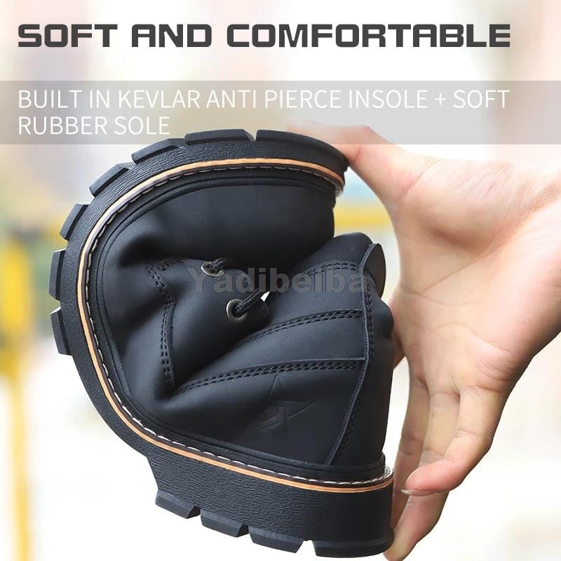 Winter Safety Shoes for Men Anti-piercing Safety Boots BENNYS 