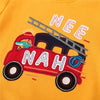 Winter Sweatshirts Cotton Fire Truck Kids Sweaters BENNYS 