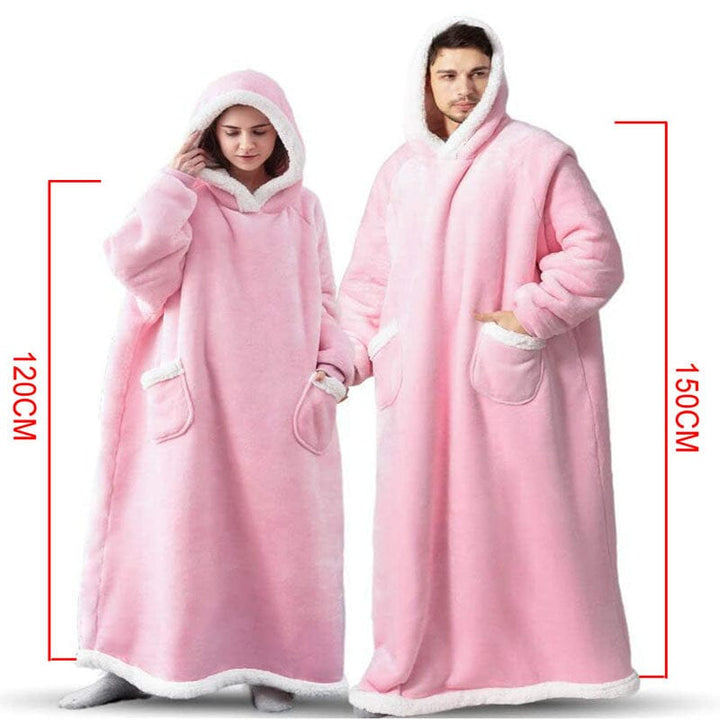 Winter TV Hoodie Blanket Winter Warm Home Clothes Women Men Oversized Pullover With Pockets BENNYS 