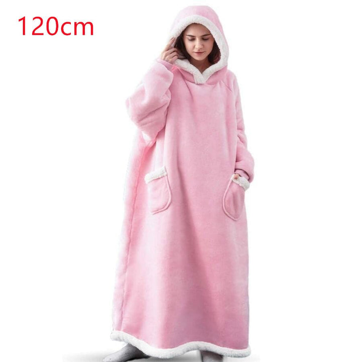 Winter TV Hoodie Blanket Winter Warm Home Clothes Women Men Oversized Pullover With Pockets BENNYS 