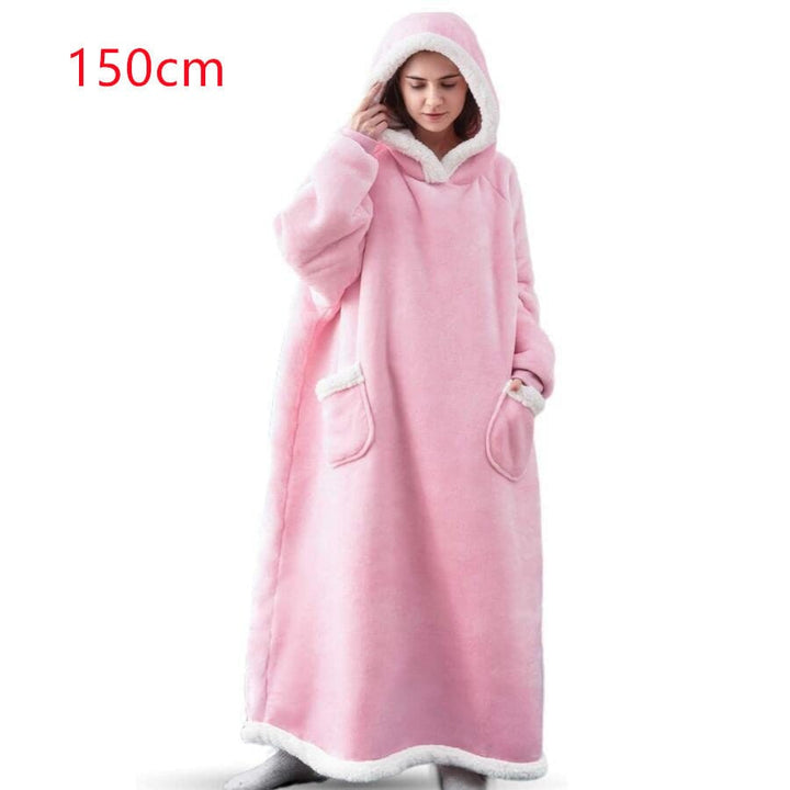 Winter TV Hoodie Blanket Winter Warm Home Clothes Women Men Oversized Pullover With Pockets BENNYS 