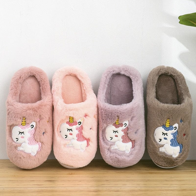 Winter Unicorn Slippers For Kids Toddlers  Flip Flop BENNYS 