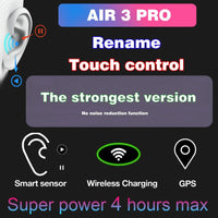 Wireless Bluetooth Airbuds/Earphones Touch Control Stereo Cordless Headset With Charging Box Air 3 pro i90000 BENNYS 