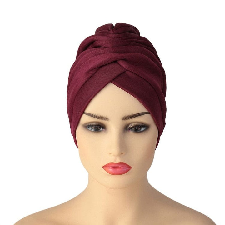 Women Braid Turbans Latest African Head-tie Ladies Sequin Head Wraps BENNYS 