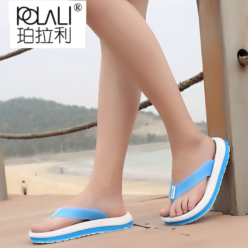 Women Casual Massage Durable Flip Flops Beach Sandals BENNYS 