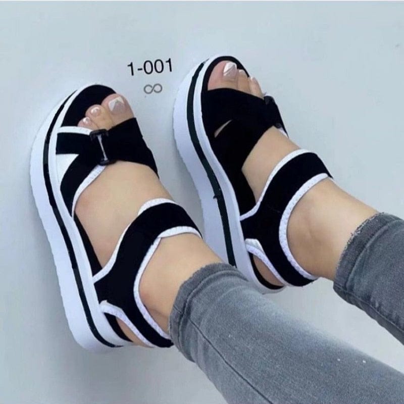 Women Casual New Summer Shoes Women Heels Sandals BENNYS 