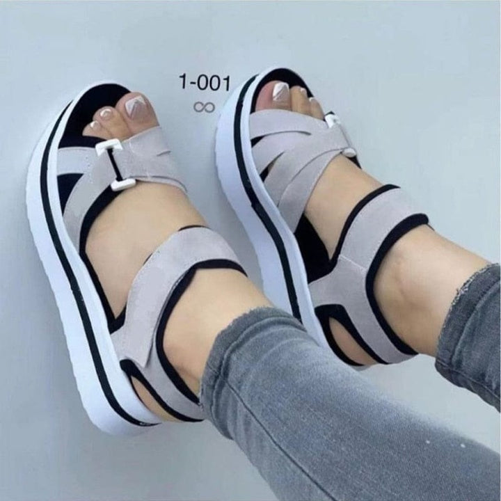 Women Casual New Summer Shoes Women Heels Sandals BENNYS 