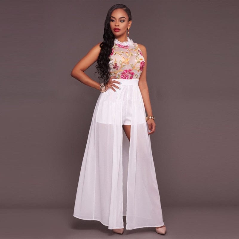 Women Elegant Long Jumpsuit Overalls  New Fashion Sexy Women's Romper BENNYS 