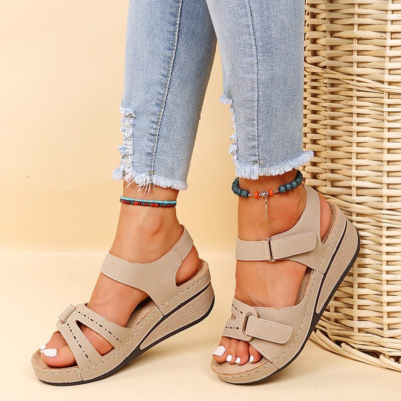 Women Flat Sandals Open Toe Beach Shoes BENNYS 