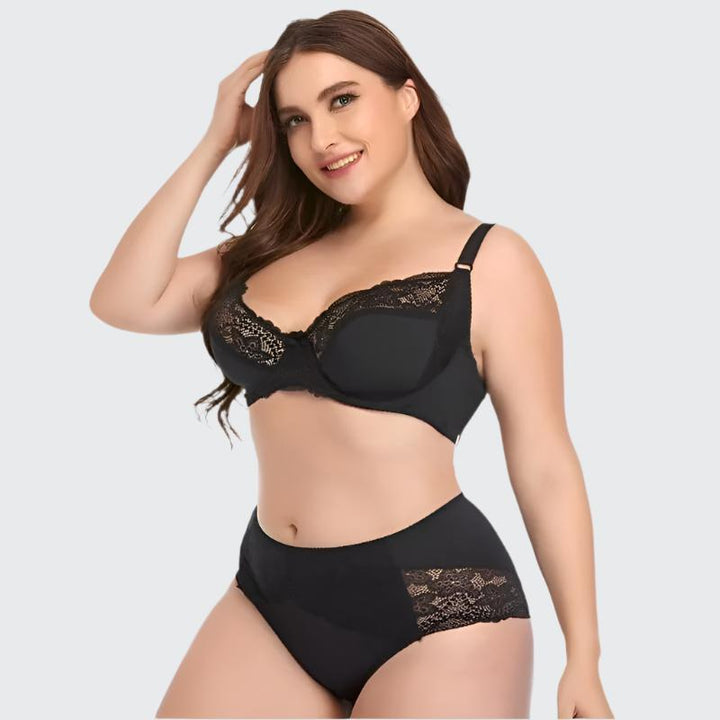 Women Floral Lace Underwear Set BENNYS 