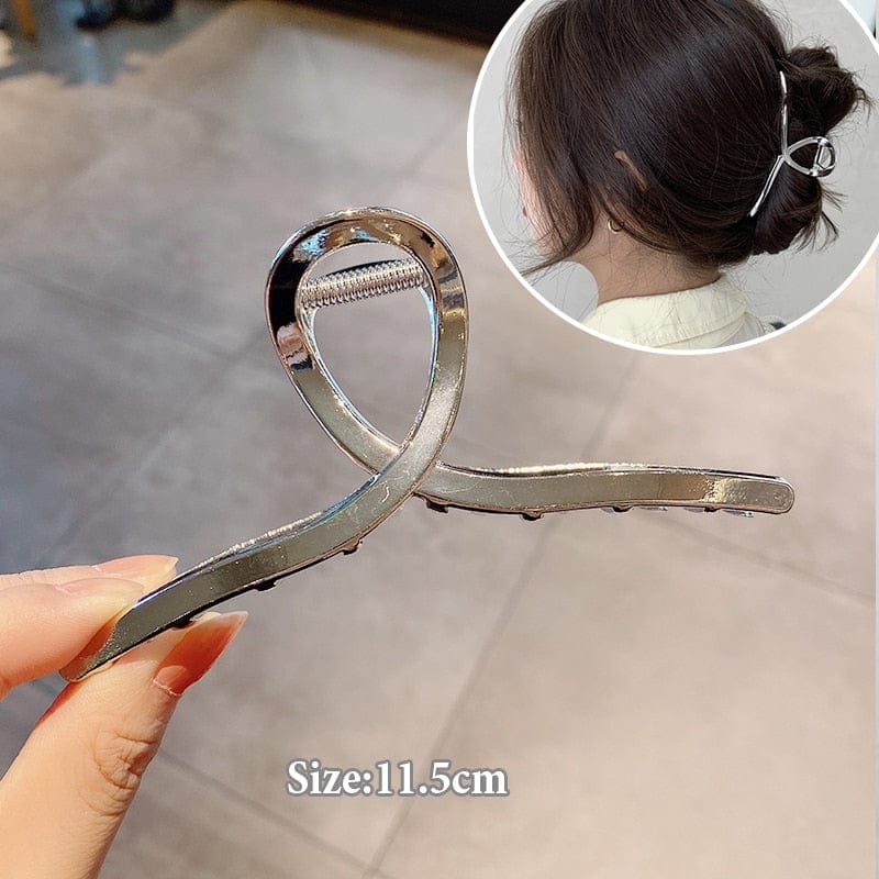 Women Geometric Hair Claw Girls Clamps Fashion Metal Hair Clip BENNYS 