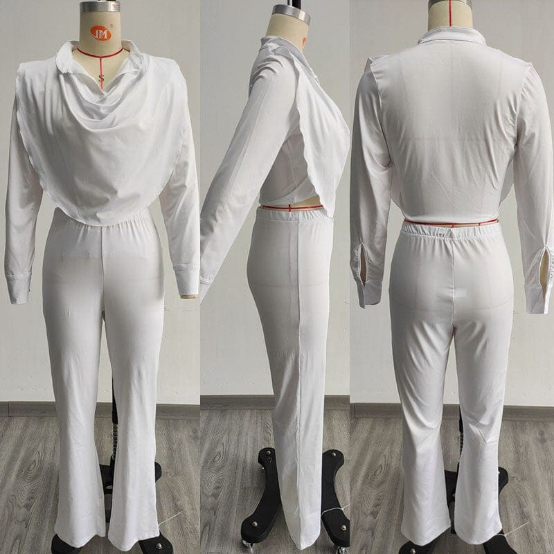 Women Long Sleeve Top and Pants Suits Matching Sets BENNYS 