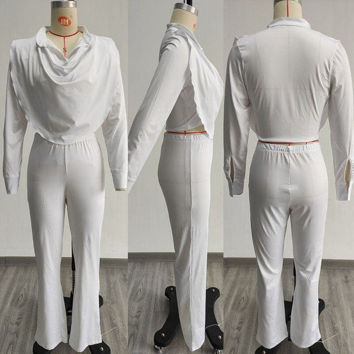 Women Long Sleeve Top and Pants Suits Matching Sets BENNYS 