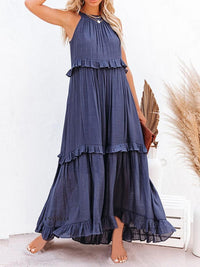 Women Maxi Summer Dresses Solid Casual  Dress BENNYS 