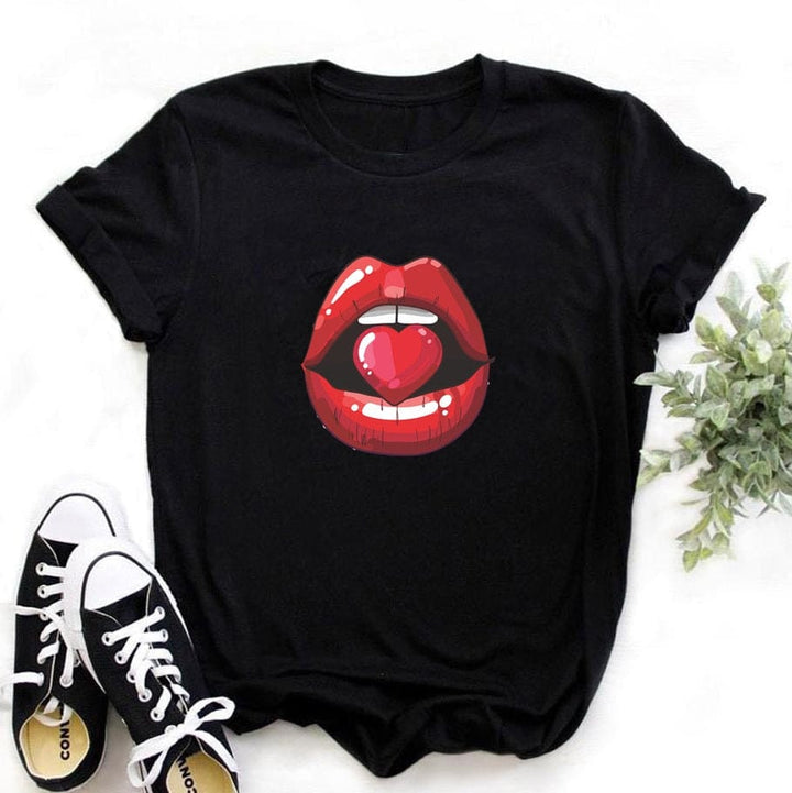 Women Plus Size Tops Summer Tops Graphic Tees For Women BENNYS 