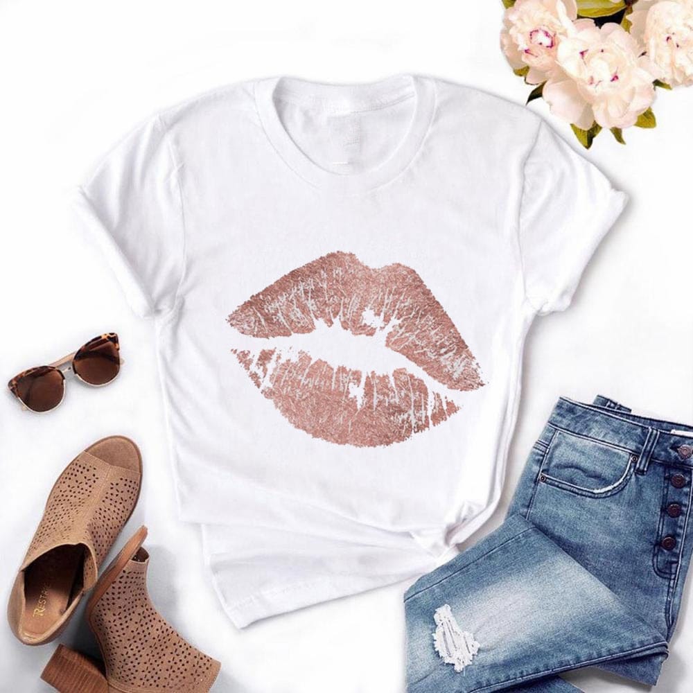 Women Plus Size Tops Summer Tops Graphic Tees For Women BENNYS 