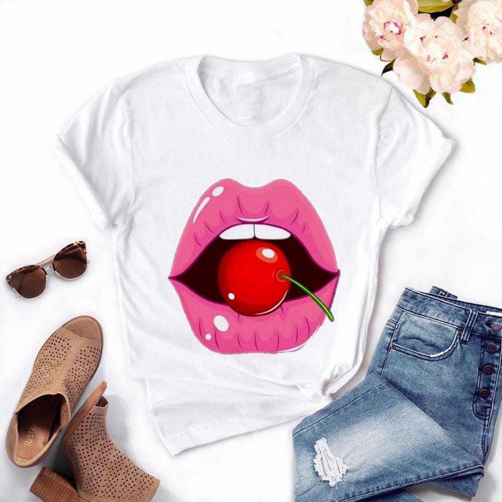 Women Plus Size Tops Summer Tops Graphic Tees For Women BENNYS 