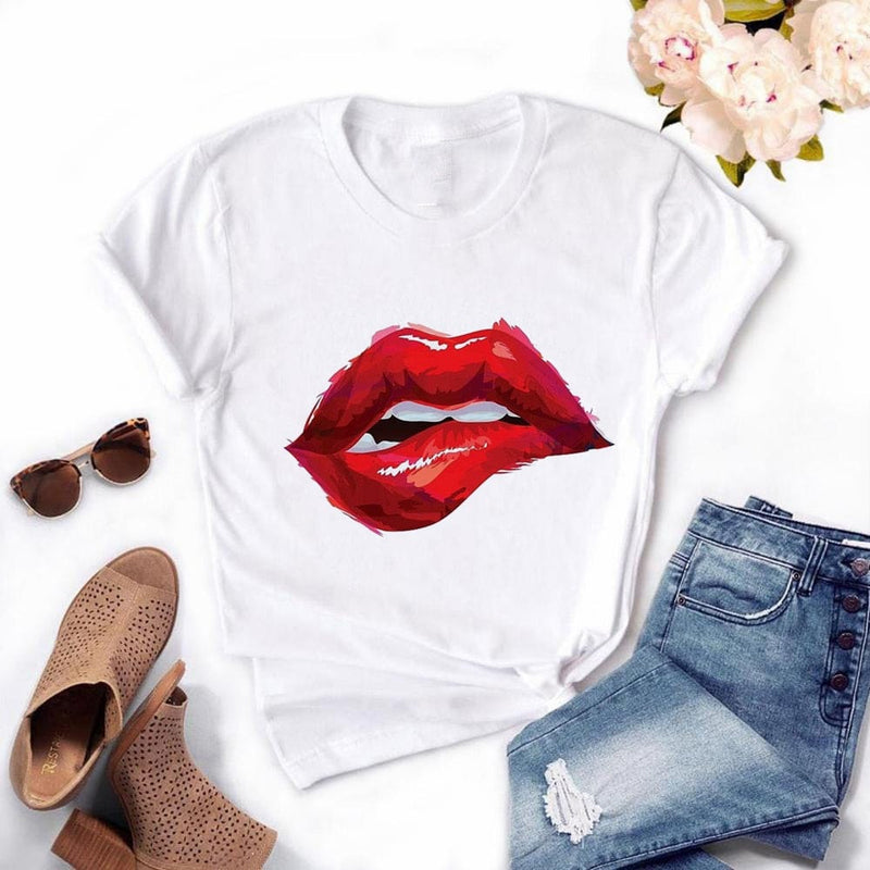 Women Plus Size Tops Summer Tops Graphic Tees For Women BENNYS 
